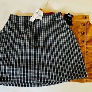 2 Hollister mini skirts